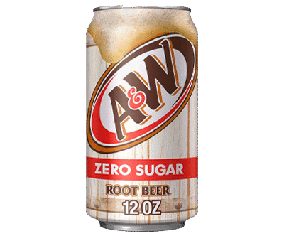 Diet A&W Root Beer, 12 fl oz - 12 Cans pack